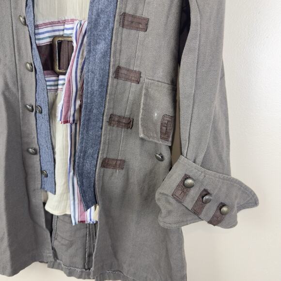 Disney Store Pirates of the Caribbean Captain Jack Sparrow Kids Jacket Size L - Picture 4 of 12